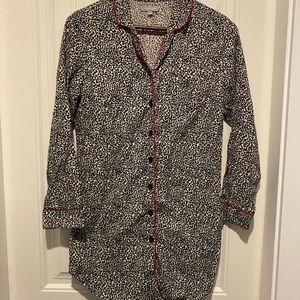Lord and Taylor Flannel Night Shirt